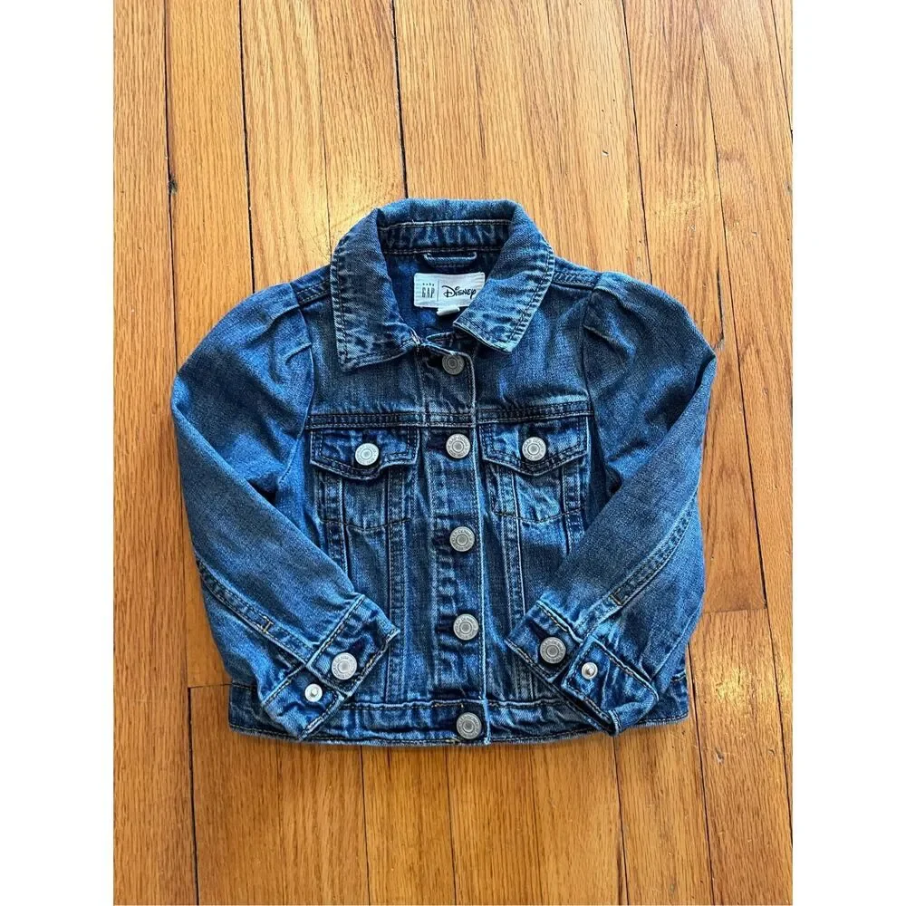 Minnie Gap Disney jeans‎ jacket toddler girls 3 yrs old